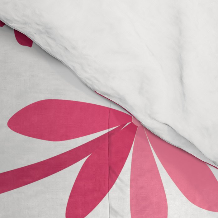 Mexican Otomi Design in Pink by Akbaly Comforter Gallery Image 4