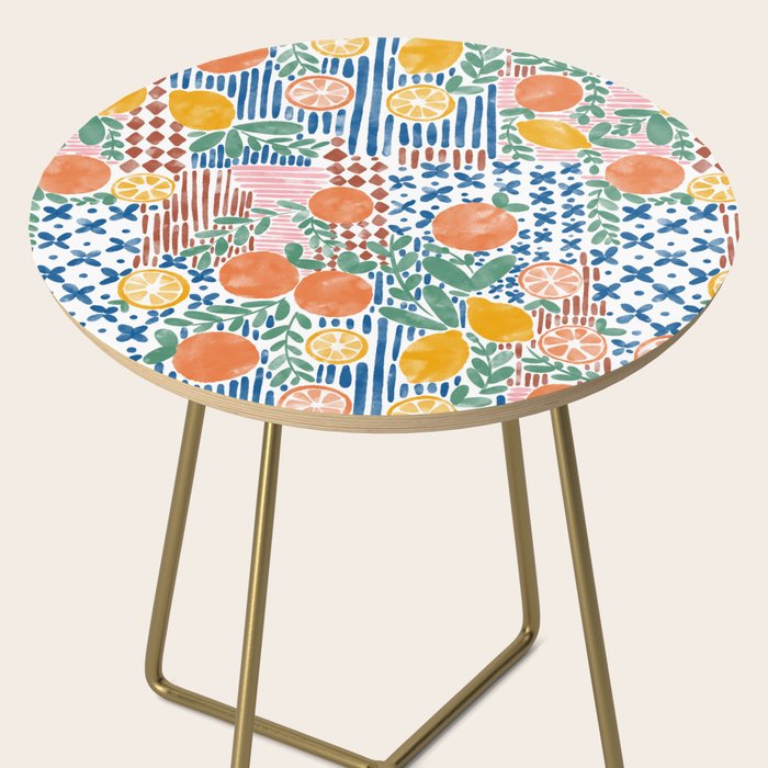 Mediterranean Fusion Citrus Side Table Gallery Image 2