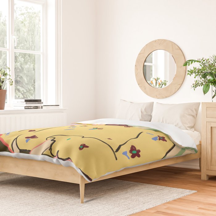 SUN ON HER FACE Duvet Cover Gallery Image 2