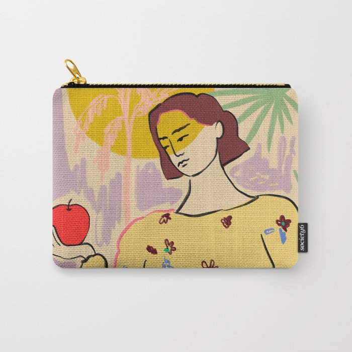 SUN ON HER FACE Carry All Pouch Gallery Image 1