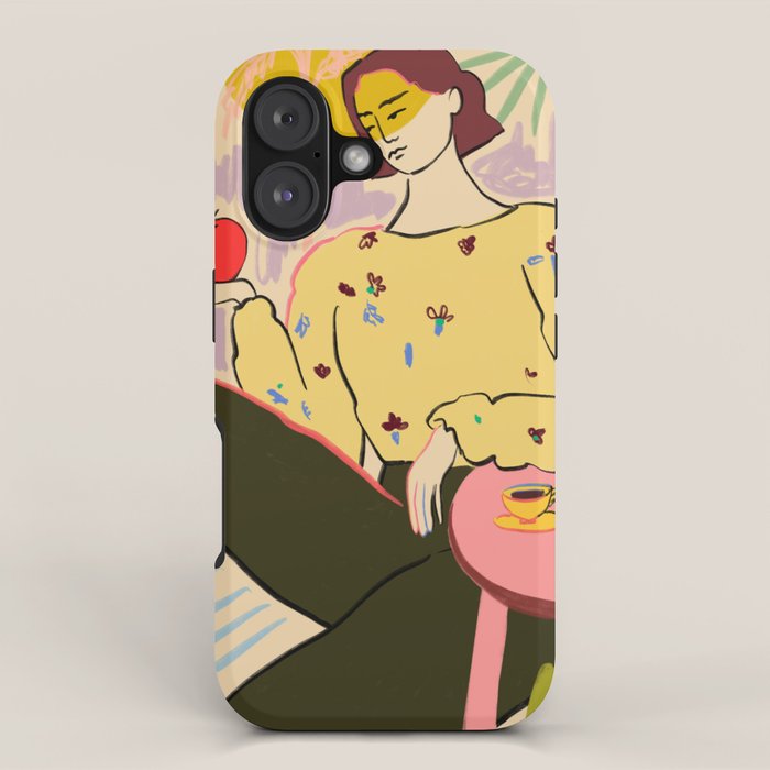 SUN ON HER FACE iPhone Case Gallery Image 1