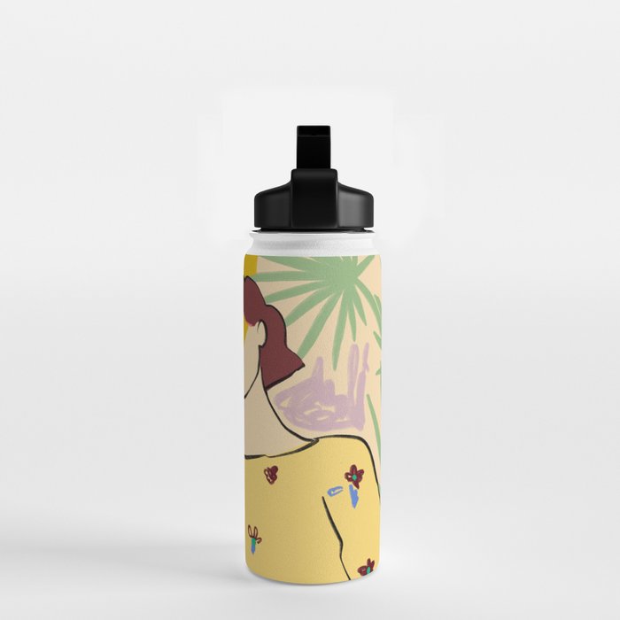 SUN ON HER FACE Water Bottle Gallery Image 2