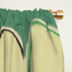 VINTAGE GARDEN GREEN Window Curtain Gallery Image 2