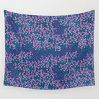 Little pink flowers  Wall Tapestry Gallery Image 4