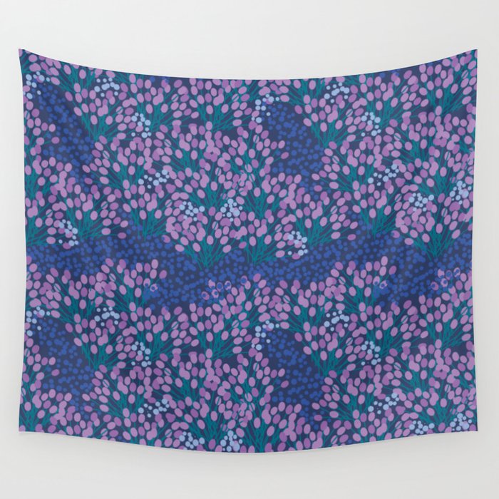 Little pink flowers  Wall Tapestry Gallery Image 4