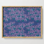 Little pink flowers  Serving Tray Gallery Image 1