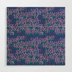 Little pink flowers  Wood Wall Art Gallery Image 1