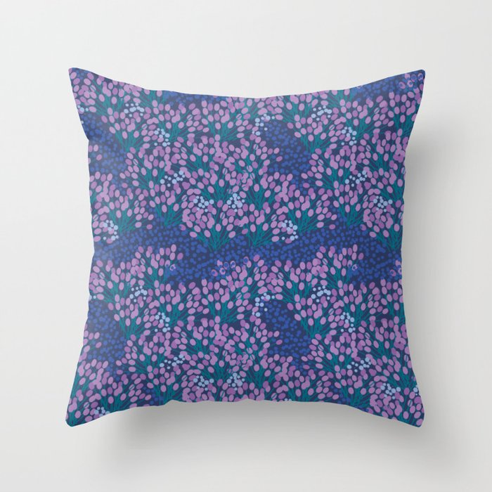 Little pink flowers  Throw Pillow Gallery Image 6