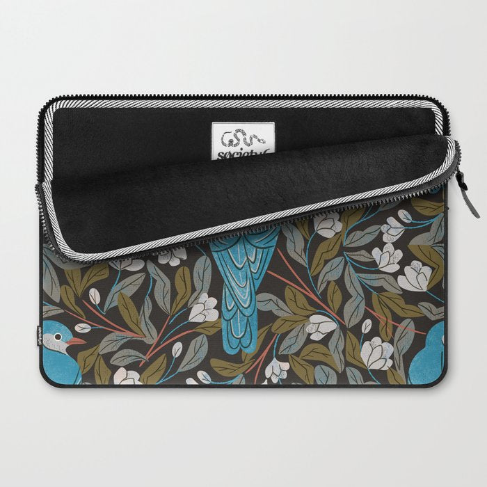 Bluebird and Apple Blossoms Laptop Sleeve Gallery Image 2
