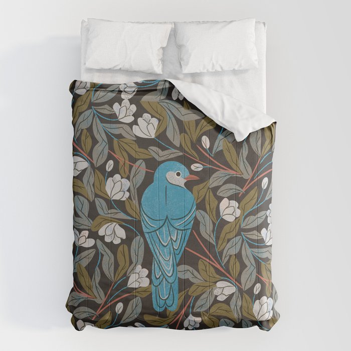 Bluebird and Apple Blossoms Comforter Gallery Image 1
