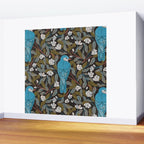 Bluebird and Apple Blossoms Wall Mural Gallery Image 2
