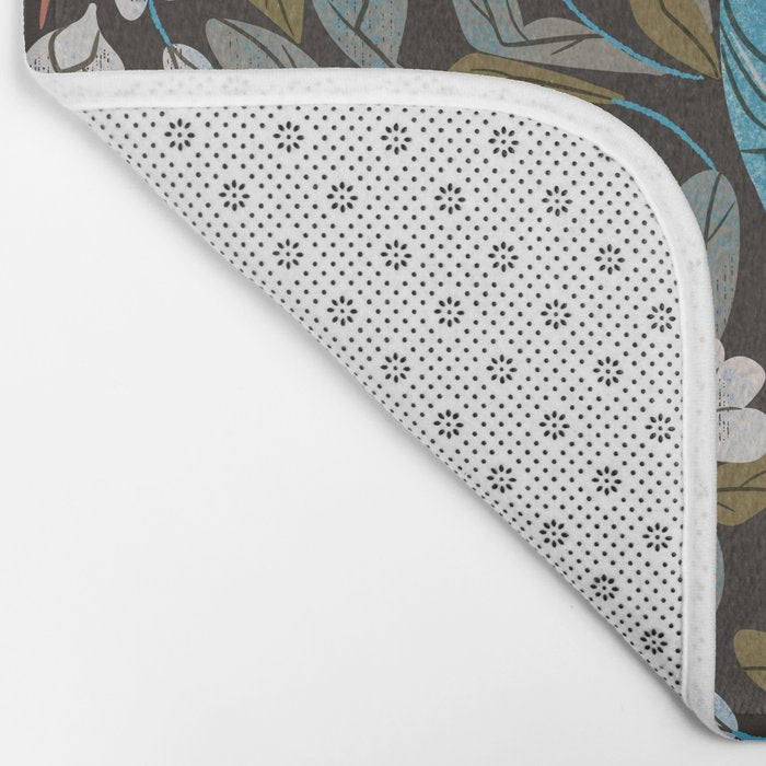 Bluebird and Apple Blossoms Bath Mat Gallery Image 2