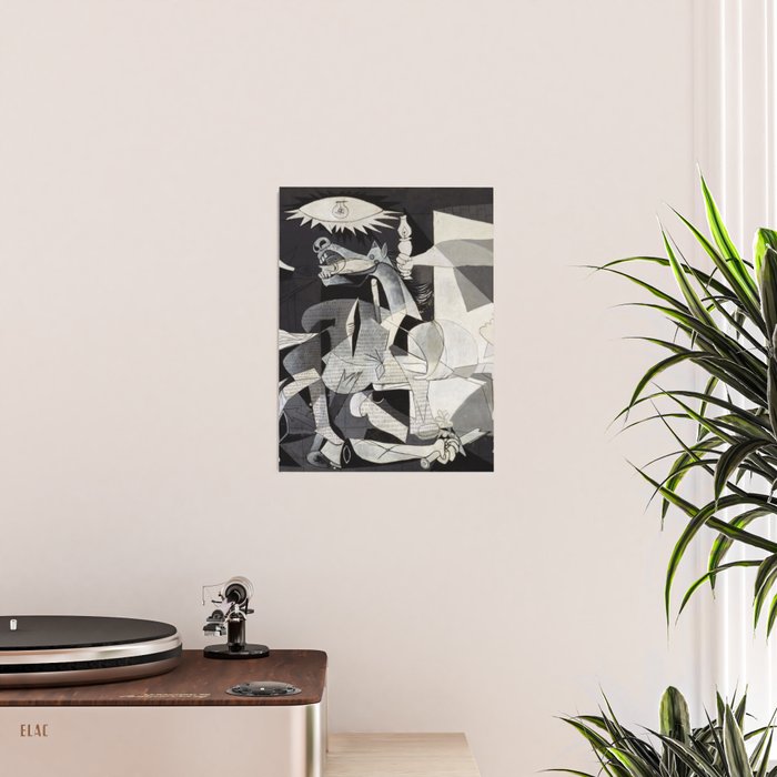 Pablo Picasso Guernica 1937 Artwork Shirt, Art Reproduction for Prints Posters Tshirts Men Women Poster Gallery Image 2