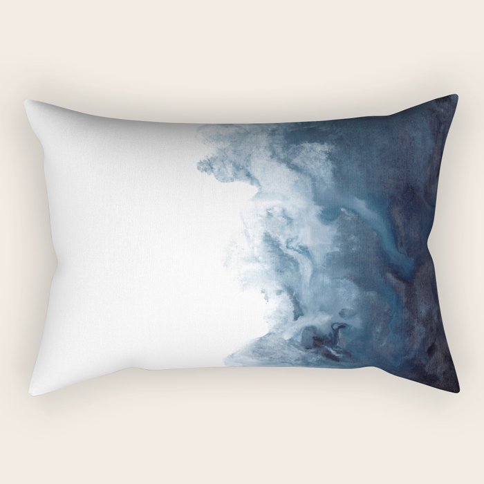 Indigo Depths No. 2 Rectangular Pillow Gallery Image 1