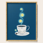 Starry starry coffee Serving Tray Gallery Image 1