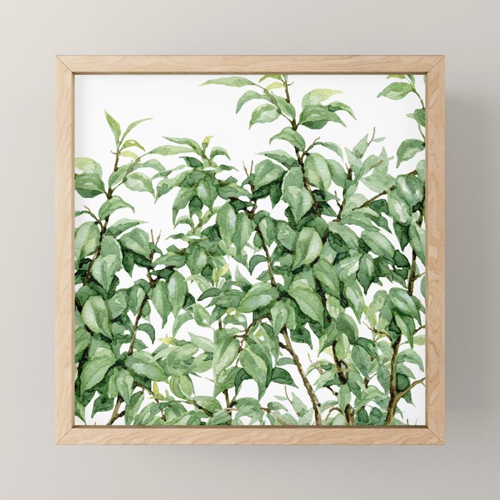 Botanic greenery Mini Art Print Gallery Image 1