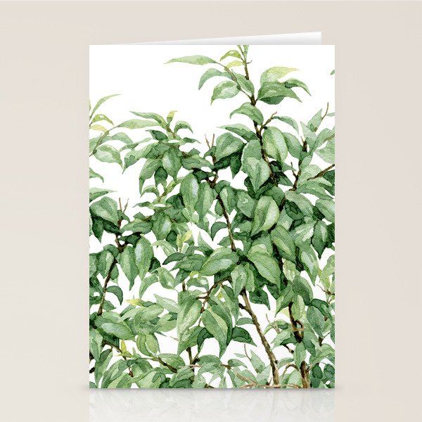 Botanic greenery Stationery Card Gallery Image 1