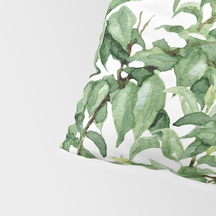 Botanic greenery Pillow Sham Gallery Image 4