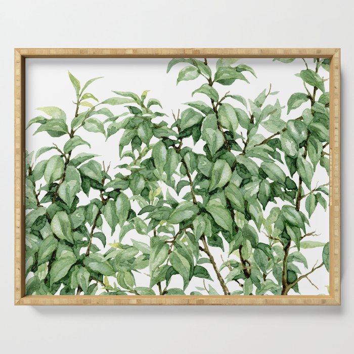 Botanic greenery Serving Tray Gallery Image 1