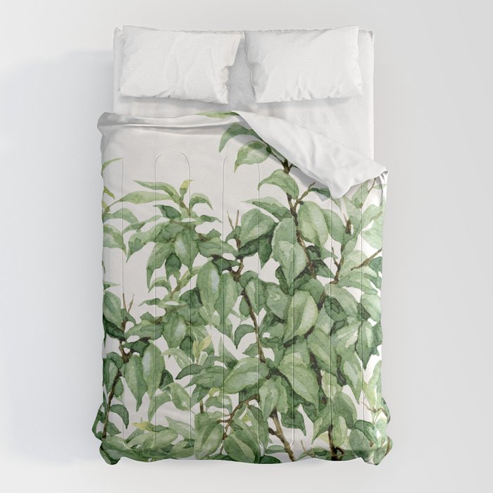 Botanic greenery Comforter Gallery Image 6