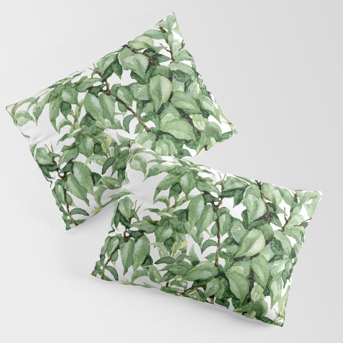 Botanic greenery Pillow Sham Gallery Image 3