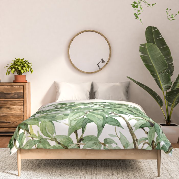 Botanic greenery Comforter Gallery Image 3
