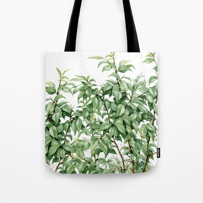 Botanic greenery Tote Bag Gallery Image 1