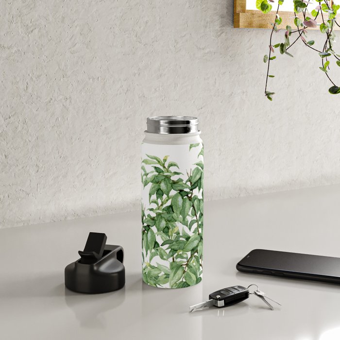 Botanic greenery Water Bottle Gallery Image 5
