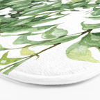 Botanic greenery Bath Mat Gallery Image 3