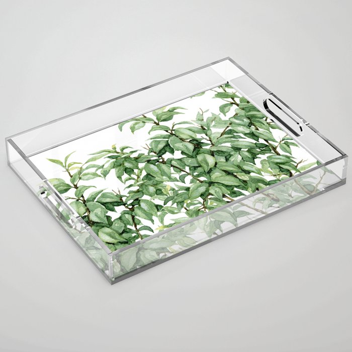 Botanic greenery Acrylic Tray Gallery Image 1