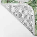 Botanic greenery Bath Mat Gallery Image 2