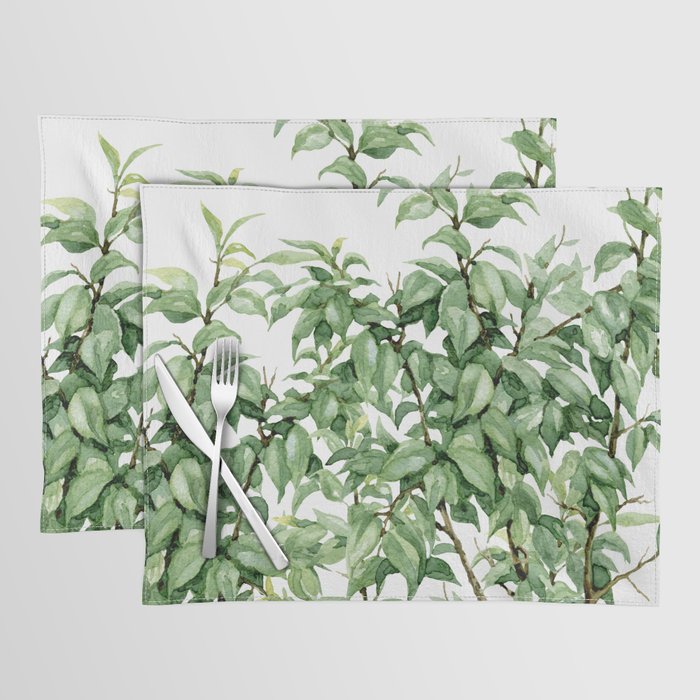 Botanic greenery Placemat Gallery Image 1