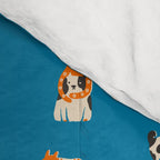 Japanese toys in blue Comforter Gallery Image 4
