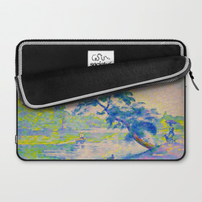 Bending Tree 1905 Henri-Edmond Cross Neo-Impressionism Pointillism Oil Painting Laptop Sleeve Gallery Image 2