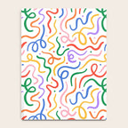 Colorful line doodle art pattern Notebook Gallery Image 4