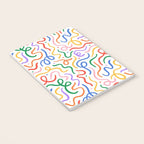 Colorful line doodle art pattern Notebook Gallery Image 3