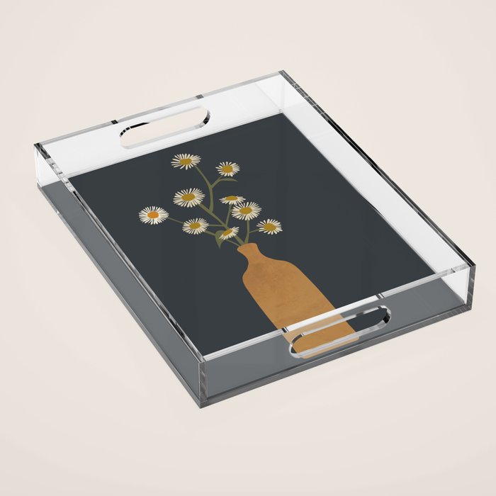 Flowers Acrylic Tray Gallery Image 1
