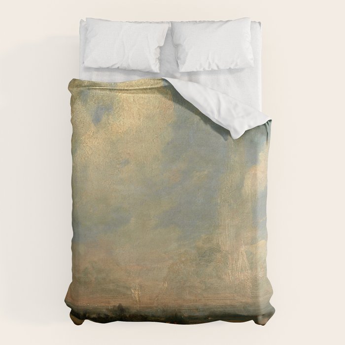 John Constable "A View from Hampstead Heath" Duvet Cover Gallery Image 6