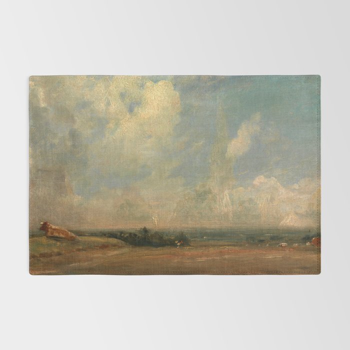 John Constable "A View from Hampstead Heath" Rug Gallery Image 2