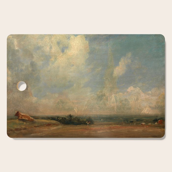 John Constable "A View from Hampstead Heath" Cutting Board Gallery Image 1