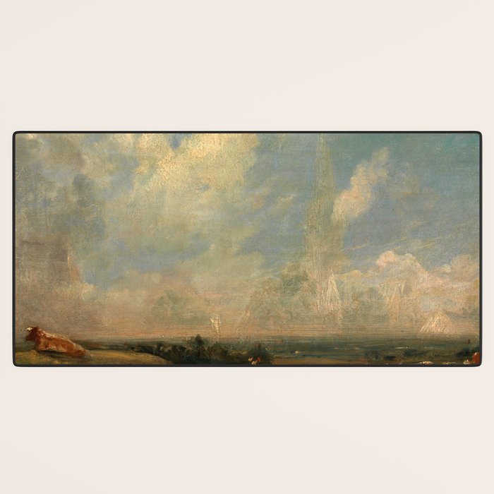 John Constable "A View from Hampstead Heath" Desk Mat Gallery Image 3
