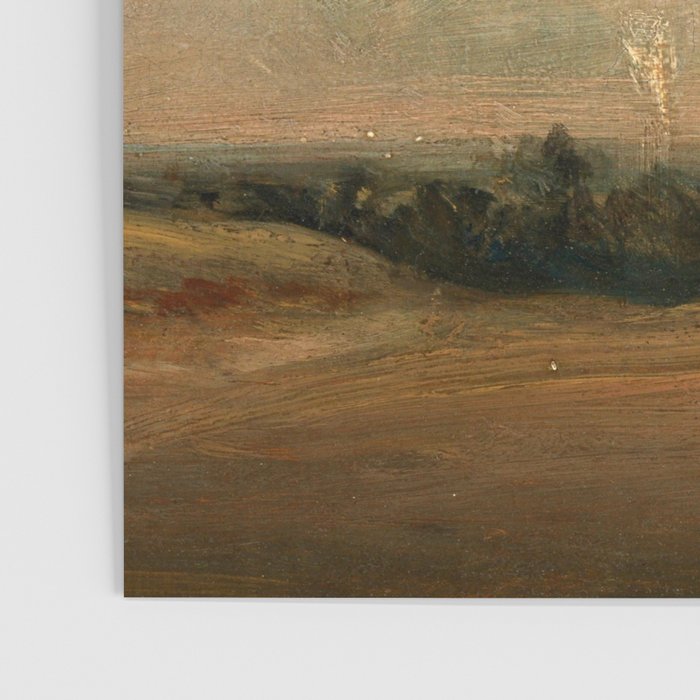 John Constable "A View from Hampstead Heath" Poster Gallery Image 3