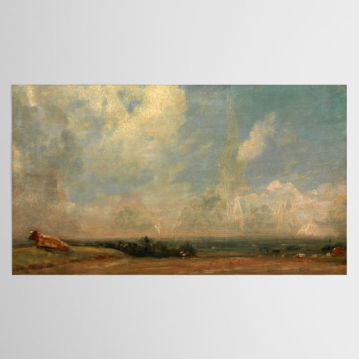 John Constable "A View from Hampstead Heath" Tablecloth Gallery Image 2