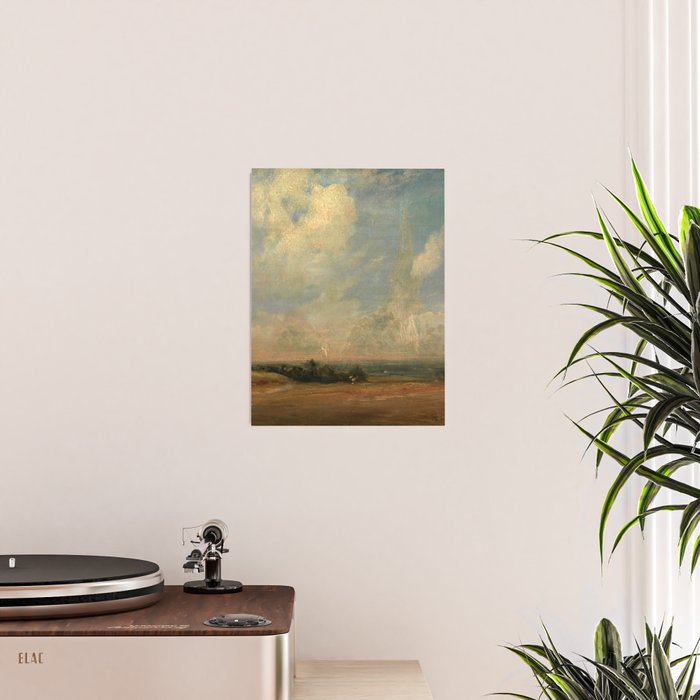 John Constable "A View from Hampstead Heath" Poster Gallery Image 2