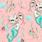 Merkittens with Pearls on blush Coffee Mug Gallery Image 2