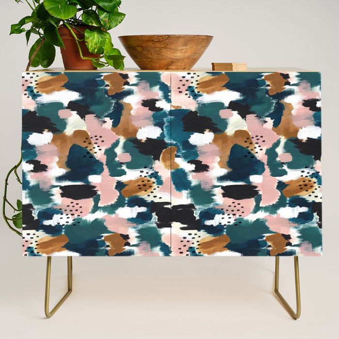 Brush Stroke Abstract Credenza Gallery Image 1