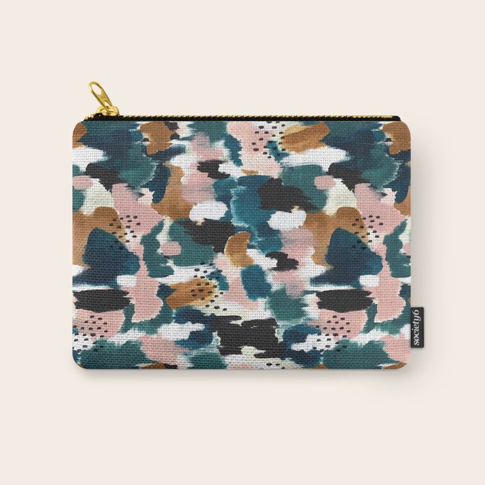 Brush Stroke Abstract Carry All Pouch Gallery Image 1