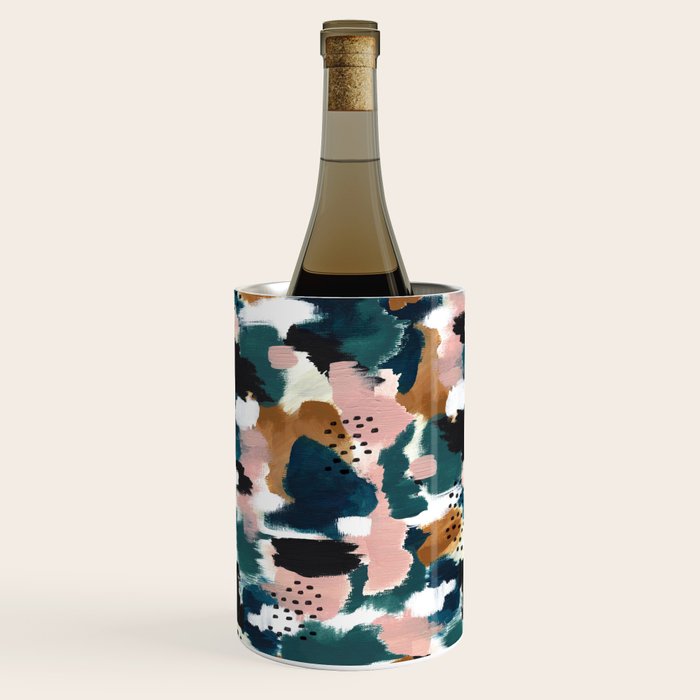Brush Stroke Abstract Wine Chiller Gallery Image 2