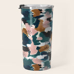 Brush Stroke Abstract Travel Mug Gallery Image 3