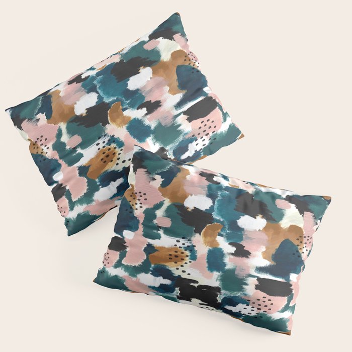 Brush Stroke Abstract Pillow Sham Gallery Image 1